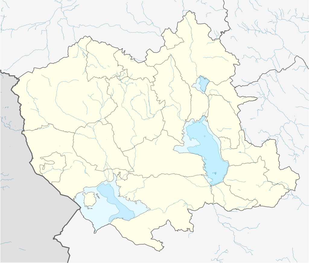 Mapa mudo del departamento de Oruro.