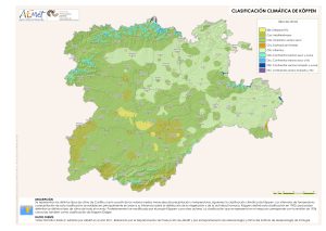 Mapa climático de Castilla y León