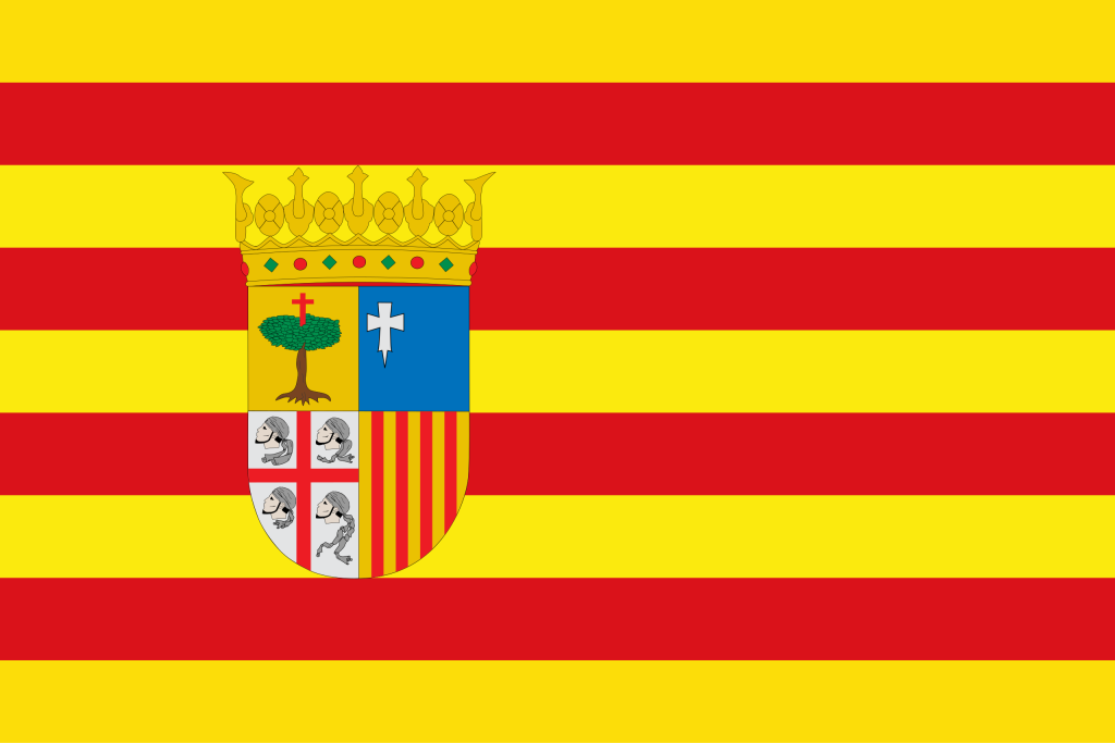 Bandera de Aragón.