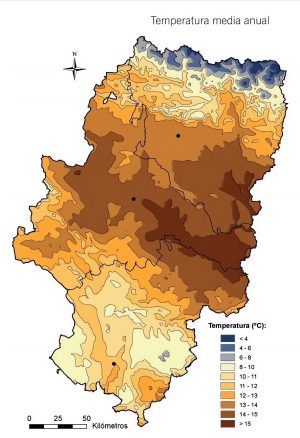 Mapas climáticos de Aragón