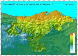 Mapas climáticos de Cantabria