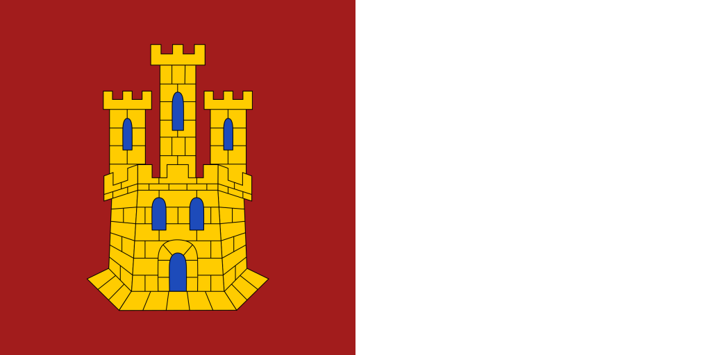 Bandera de Castilla-La Mancha.