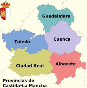 ¿Cuáles son las provincias de Castilla–La Mancha?