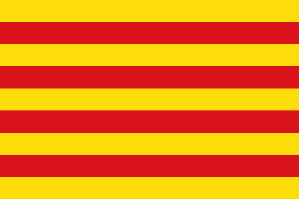Bandera de Cataluña.