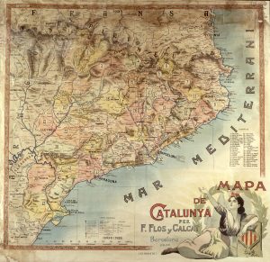 Mapa de Catalunya de 1906