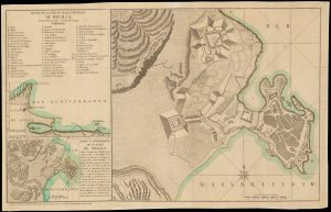 Plano de la Ciudad, Plaza y Fuerzas de Melilla 1793. Plano de la Ciudad, Plaza y Fuerzas de Melilla 1793.
