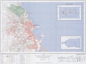 Mapa topográfico de la ciudad autónoma de Melilla. Mapa topográfico de la ciudad autónoma de Melilla.