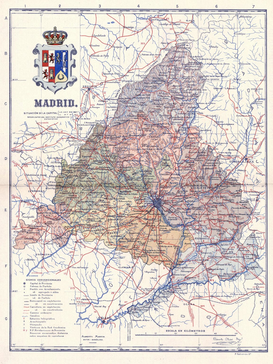 Mapa de la Comunidad de Madrid - Galería de mapas