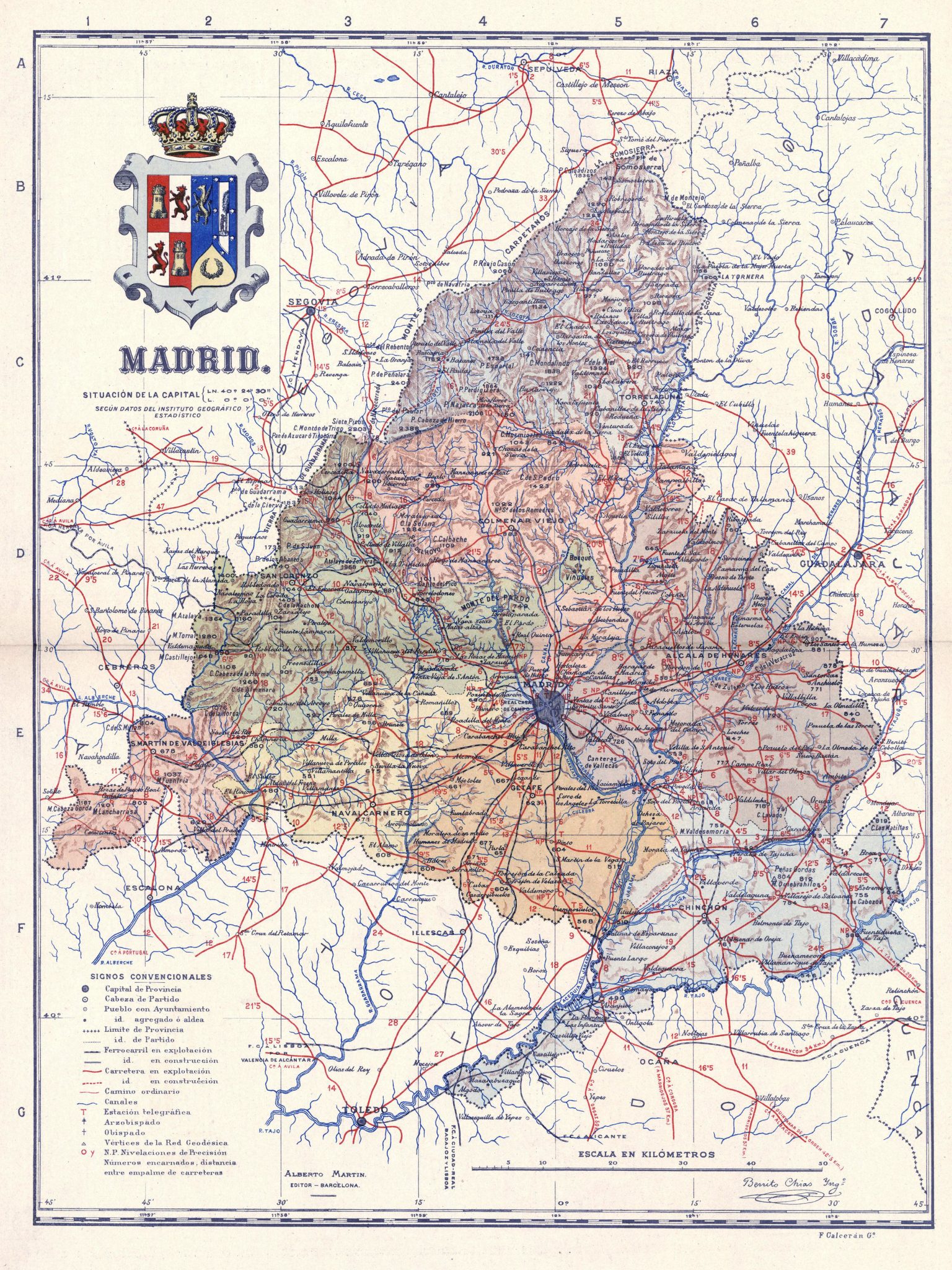 Mapa de la Comunidad de Madrid - Galería de mapas