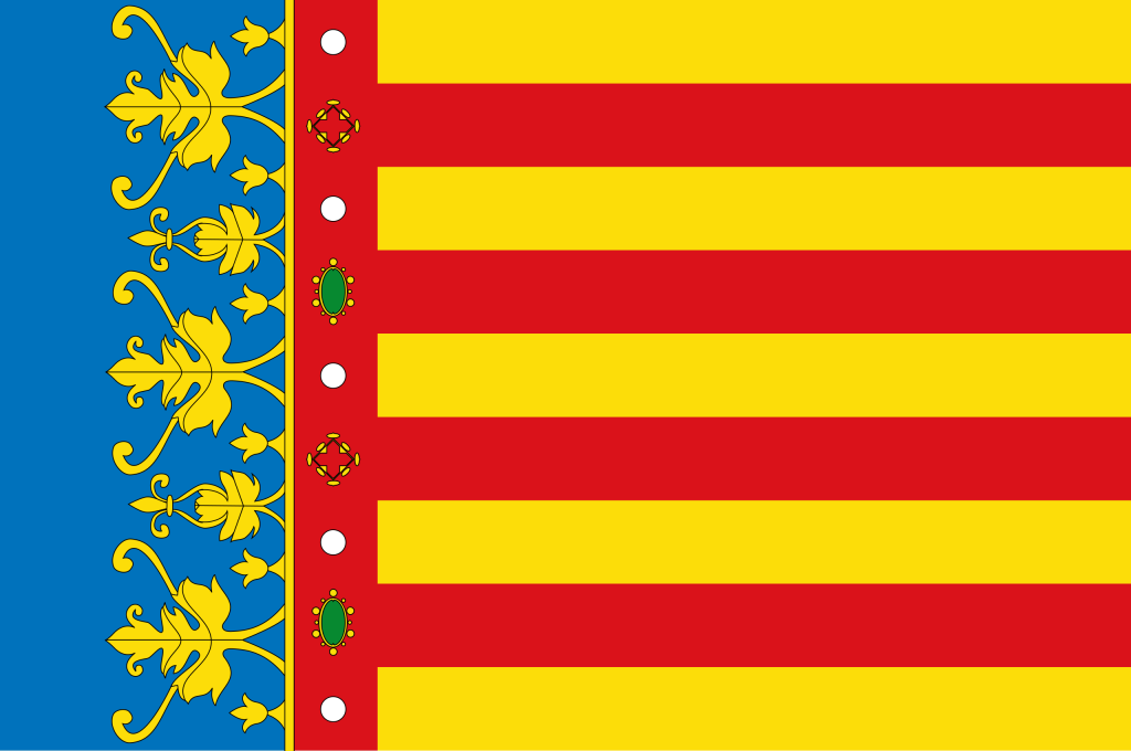 Bandera de la Comunidad Valenciana.