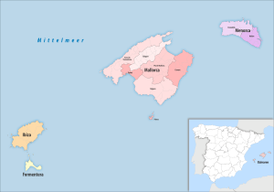 ¿Cuáles son las comarcas de las Islas Baleares?