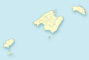 Mapa mudo de las Islas Baleares