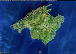 Imagen de Sentinel-2 de Mallorca el 23 de diciembre 2022. Imagen de Sentinel-2 de Mallorca el 23 de diciembre 2022.