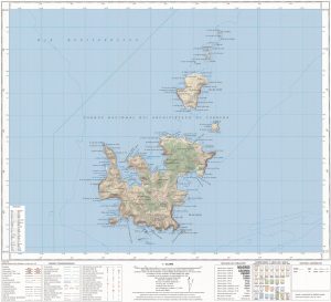 Mapa de la isla de Cabrera