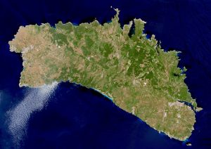 Imagen de Sentinel-2 de Menorca el 14 de mayo de 2022. Imagen de Sentinel-2 de Menorca el 14 de mayo de 2022.