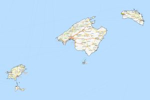 Topografía de las Islas Baleares.