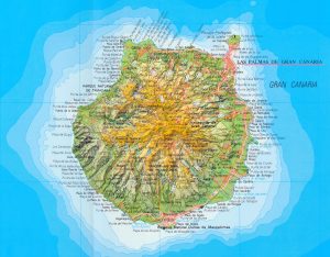 Mapa de Gran Canaria