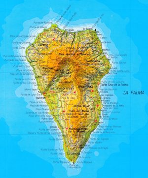 Mapa de La Palma