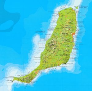 Mapa de Fuerteventura