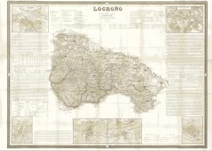 Mapa de la Provincia de Logroño 1851
