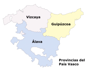 ¿Cuáles son las provincias del País Vasco?