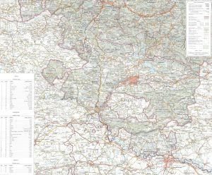 Mapa físico de la provincia de Álava