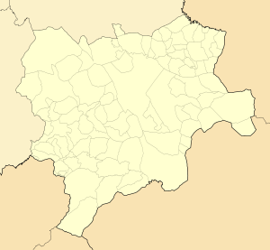 Mapa mudo de la provincia de Albacete