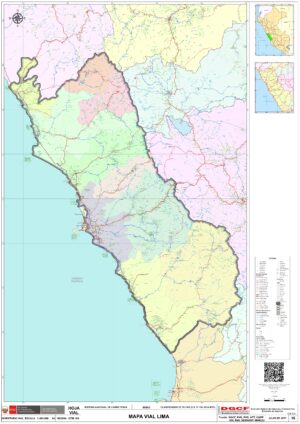 Mapa del departamento de Lima