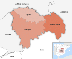 Partidos judiciales de la Provincia de Guadalajara.