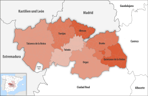 Partidos judiciales de la Provincia de Toledo.