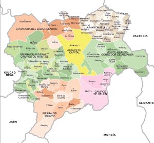 Municipios de la provincia de Albacete.