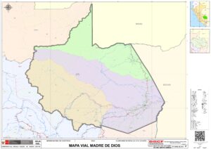 Mapa de Madre de Dios