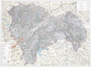 Mapa de la provincia de Guadalajara