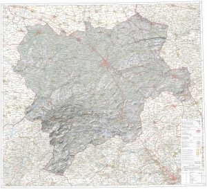 Mapa de la provincia de Albacete