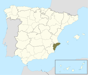 ¿Donde se encuentra la provincia de Alicante?