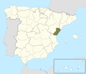 ¿Donde se encuentra la provincia de Castellón?