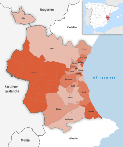 Partidos judiciales de la provincia de Valencia.