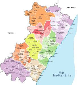 Municipios de la provincia de Castellón.