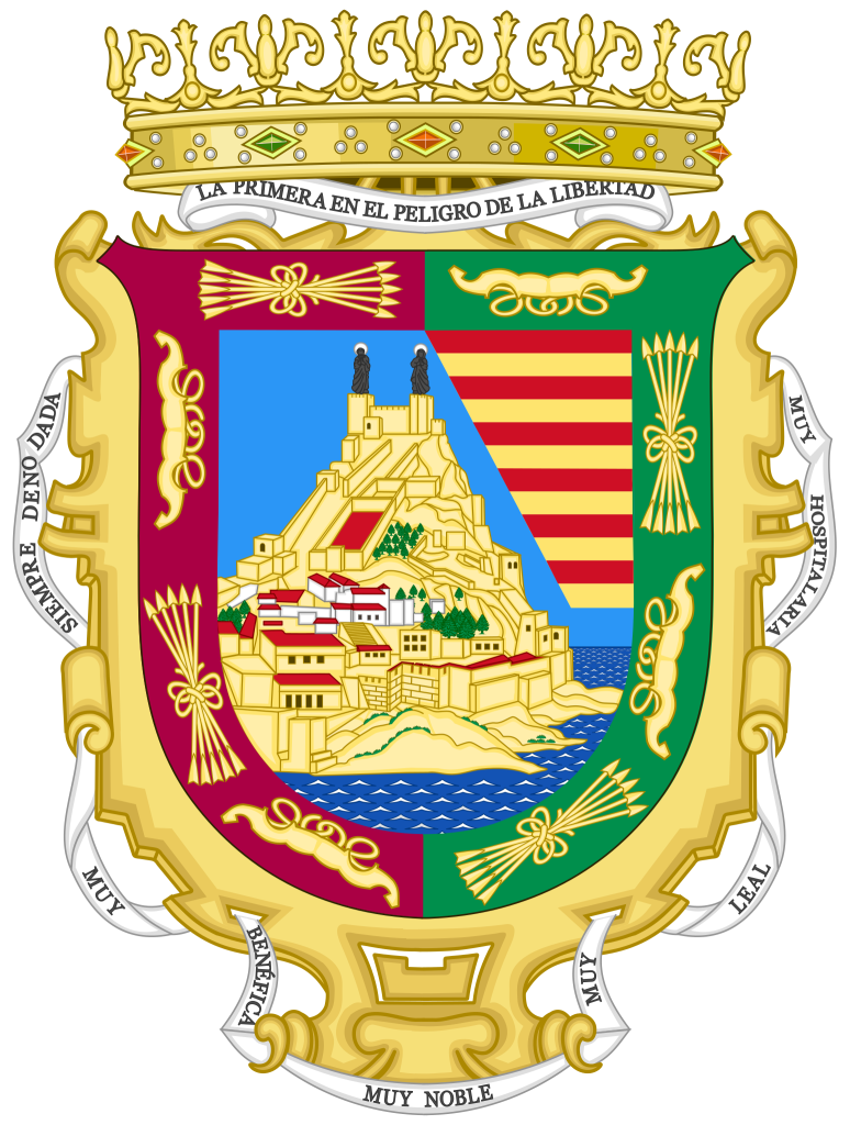 Escudo de la provincia de Málaga.