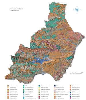 Mapa edafológico de la provincia de Almería