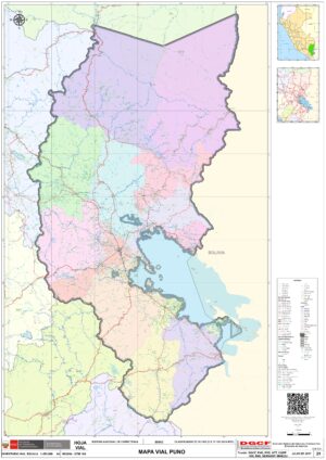 Mapa del departamento de Puno