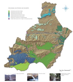 Unidades acuíferas en la provincia de Almería