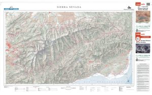 Mapa del Parque nacional de Sierra Nevada