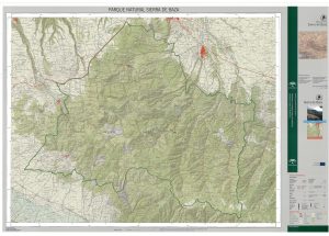 Mapa del Parque Natural de la Sierra de Baza
