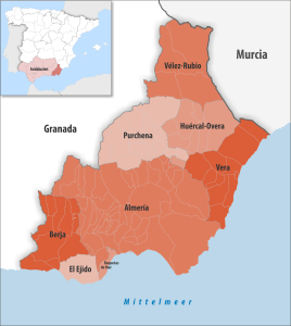 Partidos judiciales de la provincia de Almería.