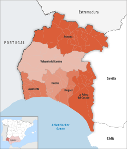 Partidos judiciales en la provincia de Huelva.