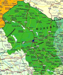 Principales ciudades de la provincia de Córdoba (España). Principales ciudades de la provincia de Córdoba (España).