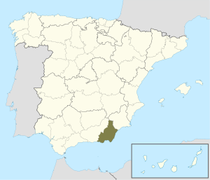 ¿Donde se encuentra la provincia de Almería?