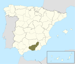 ¿Donde se encuentra la provincia de Granada?