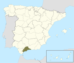 ¿Donde se encuentra la provincia de Málaga?